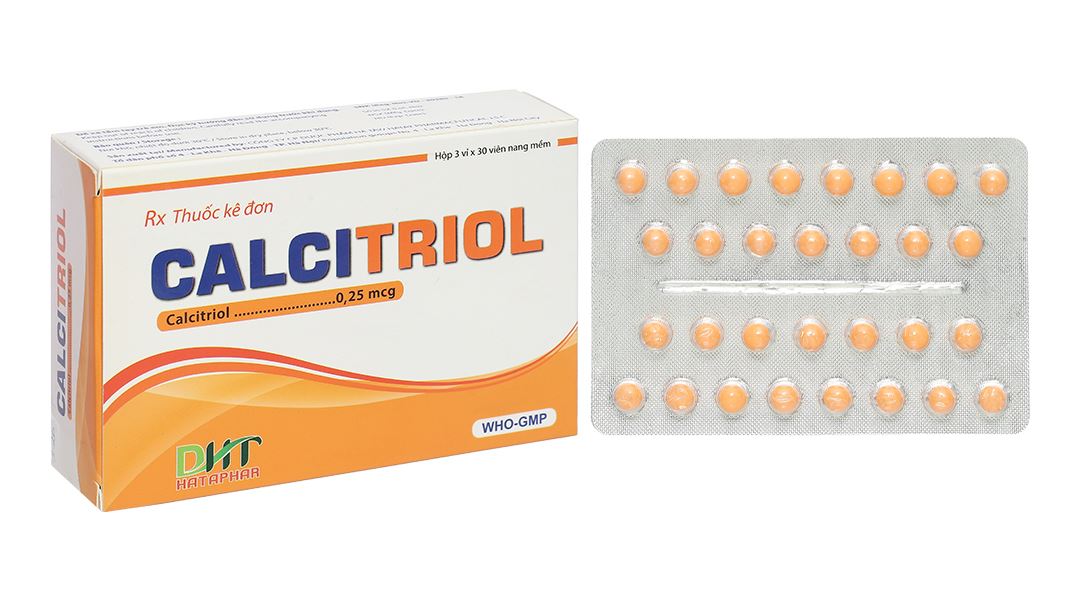 Calcitriol điều trị loãng xương do thận và sau mãn kinh