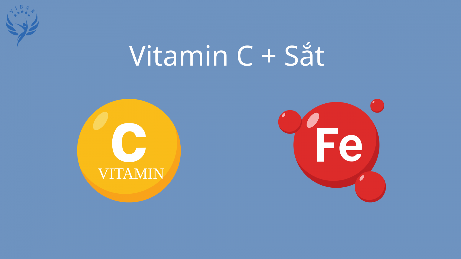 Vitamin C kết hợp với sắt giúp tăng hấp thu sắt tự nhiên