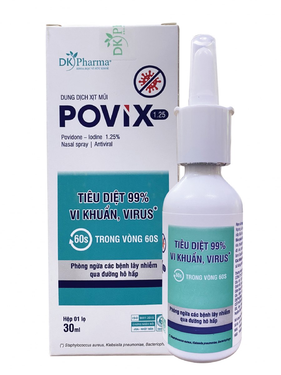 Povix loại bỏ vi jhuaanr, vi rút gây tổn thương đường hô hấp trên