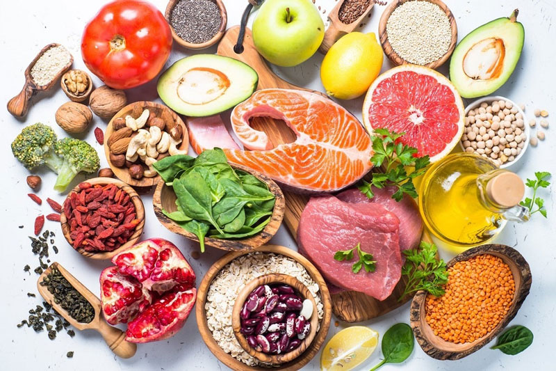 Chế độ ăn đa dạng cung cấp dưỡng chất cần thiết cho hệ miễn dịch